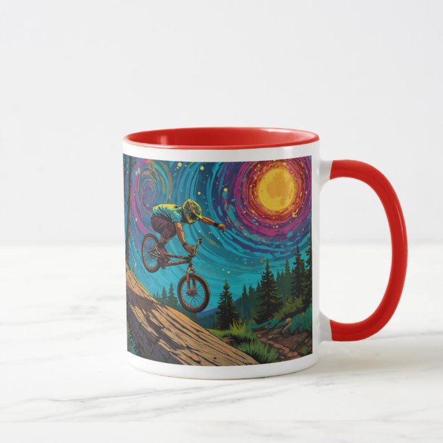 Caneca Cavaleiro BMX na Montanha (Direita)