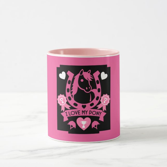 Caneca Cavaleiro do Clube de Pônei (Centro)