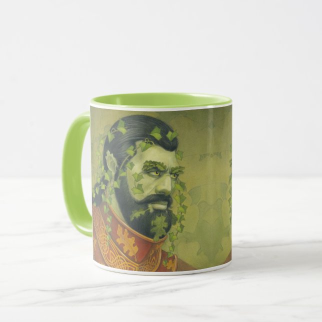 Caneca Cavaleiro Verde (Frente Esquerda)