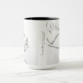 Caneca "Cavalo Árabe" por Adelia Audi