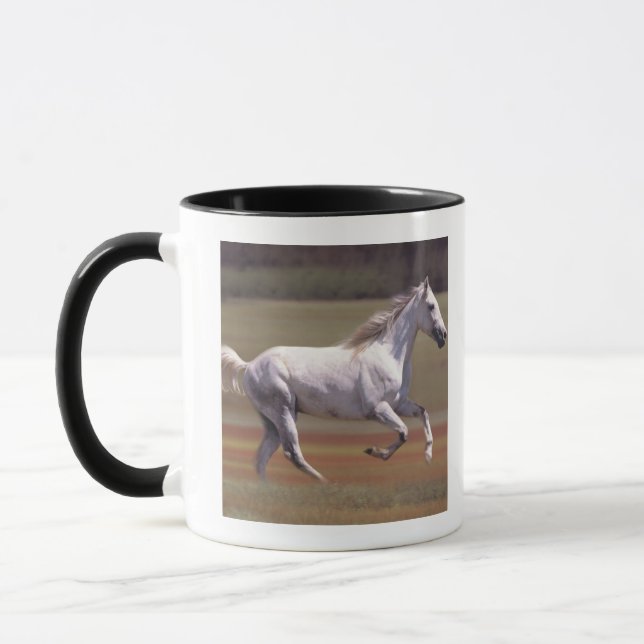 Caneca Cavalo branco que funciona no campo (Esquerda)