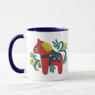 Caneca Cavalo Dala Sueco Colorido