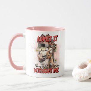 Caneca Cavalo de Desenho Animado