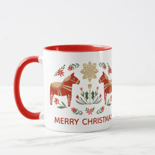 Caneca Cavalo de Natal Dala