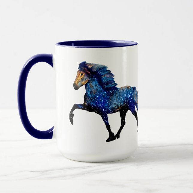 Caneca Cavalo Islandês Stary Night (Esquerda)