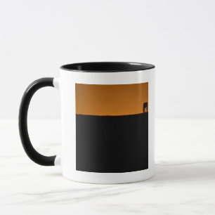 Caneca Cavalo que pasta na fazenda de Kentucky