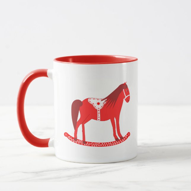 Caneca Cavalo Rocco de Natal escandinavo (Esquerda)