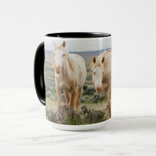 Caneca Cavalo Selvagem Vagueando na Priaire de Cody