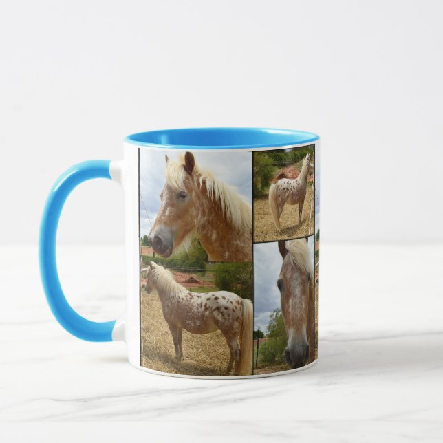 Caneca Cavalos Appaloosa, Coca-Café Combo Colagem Fotográ (Esquerda)