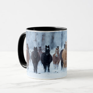 Caneca Cavalos no Frio