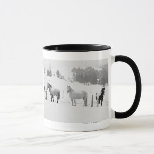 Caneca Cavalos no rancho
