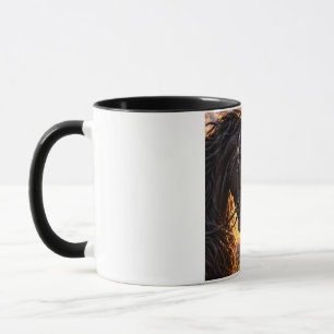 Caneca Cavalos Preto e Branco – Amigos para Sempre