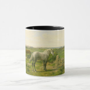 Caneca Cavalos próximos à praia (por Rosa Bonheur)