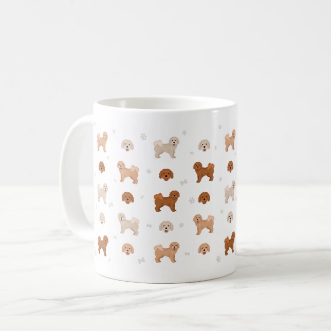 Caneca Cavapoo, presente para o amante do cão (Frente Esquerda)