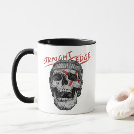 Caneca Caveira Straight Edge