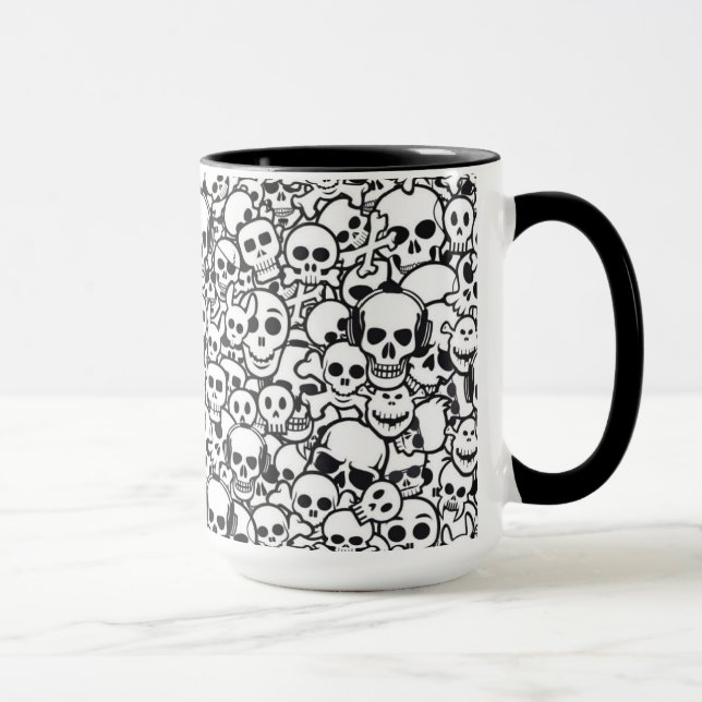 Caneca Caveirinhas Black (Direita)