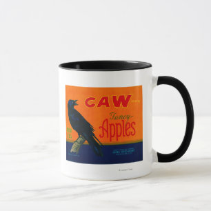 Caneca Caw Apple Crate LabelMedford, OU