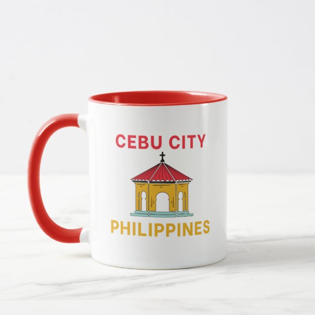 Caneca Cebu City Filipinas Café Mug (Esquerda)