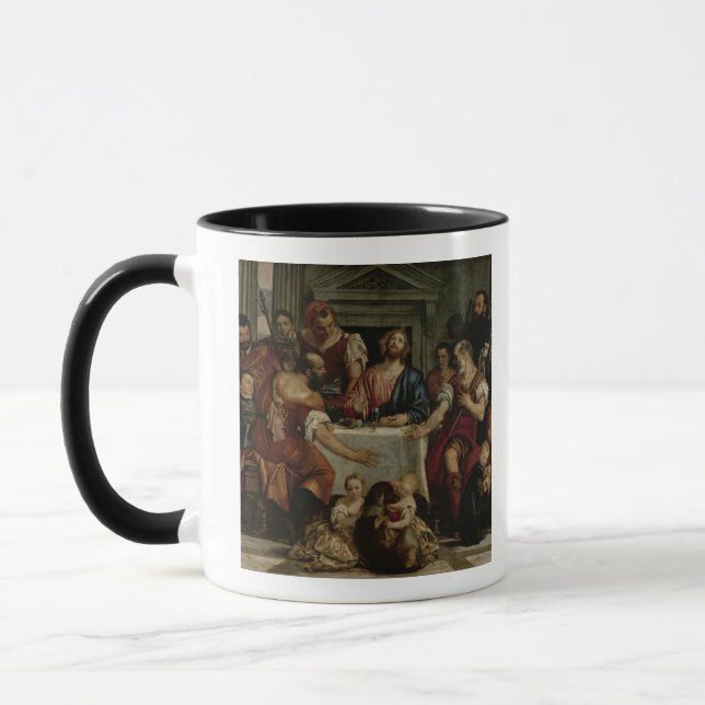 Caneca Ceia em Emmaus (óleo em canvas) (Esquerda)