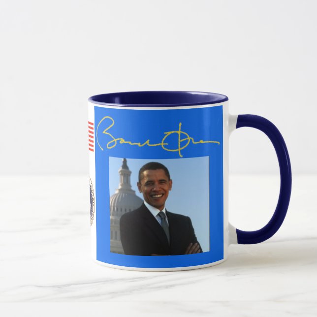 Caneca Celebração de Barack Obama (Direita)