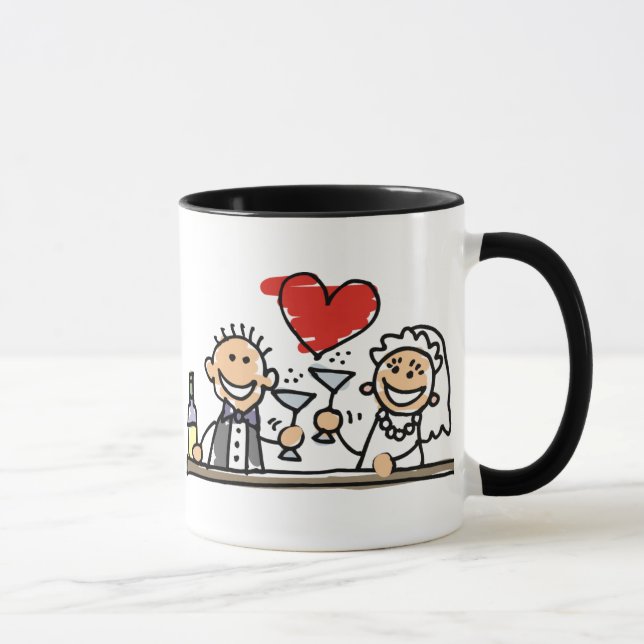 Caneca Celebração de Casamento (Direita)