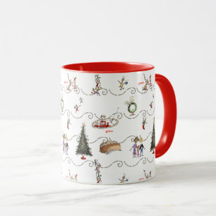 Caneca Celebração de Guirlanda de Natal de Whoville