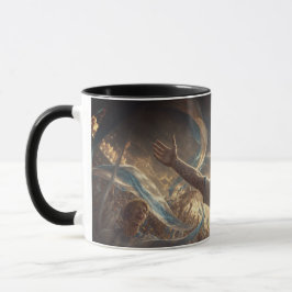 Caneca Celebração de Lenda Argentina sob um Sol Radiante