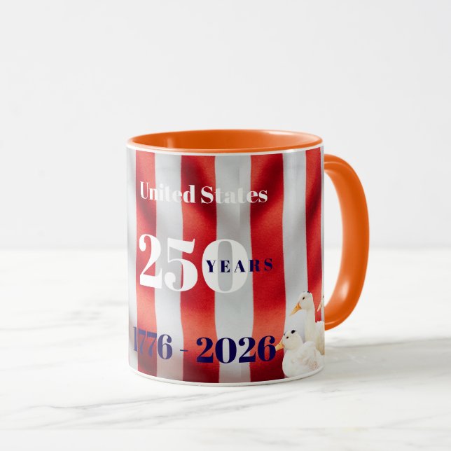 Caneca Celebração do 250º aniversário (Frente Esquerda)
