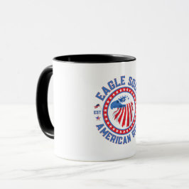 Caneca Celebração do Dia 4 de Julho Eagle Soul American R