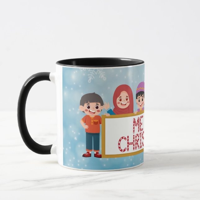 Caneca Celebração Feliz de Natal (Esquerda)