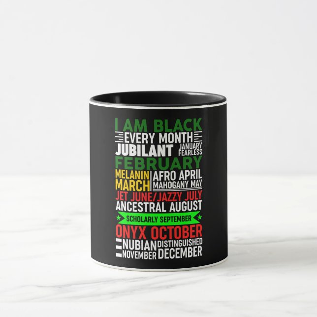 Caneca Celebrando a História Negra (Centro)