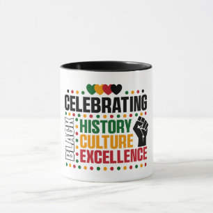 Caneca Celebrando a História Negra