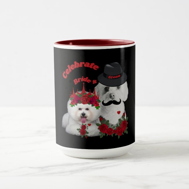 Caneca Celebrar a noiva e o café de café (Centro)