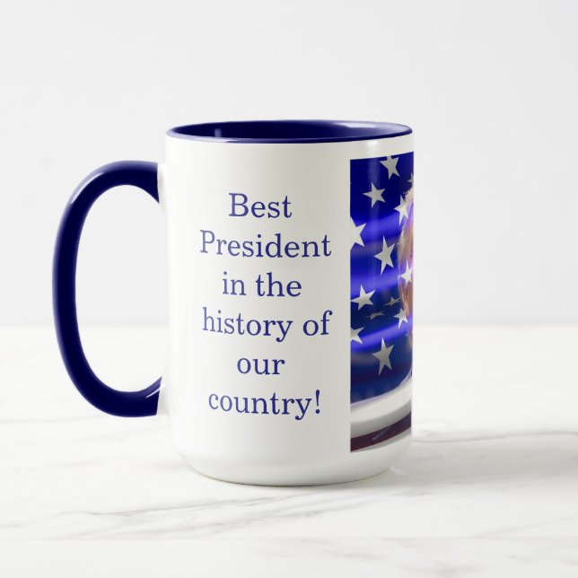 Caneca Celebrate America 250 and President Trump #19 (Esquerda)