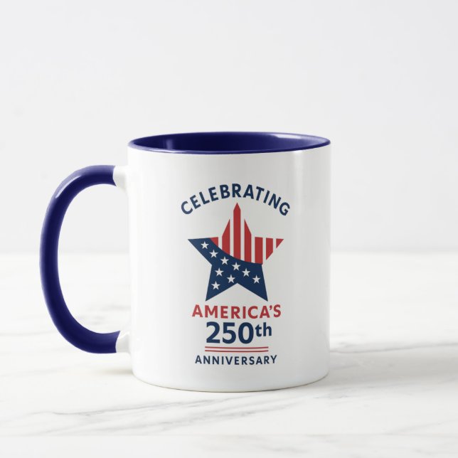 Caneca Celebrating America's 250th Anniversary (Esquerda)