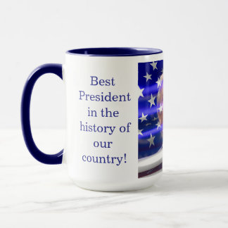 Caneca Celebre a América 250 e o Presidente Trump #19