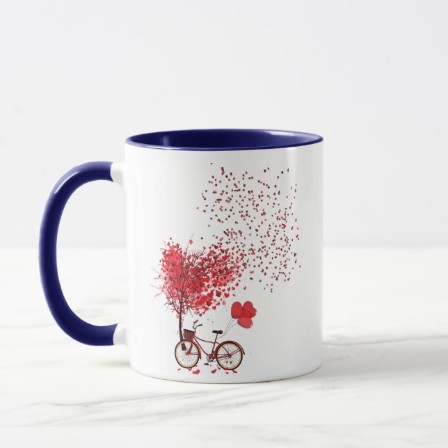 Caneca Celebre o Amor com Estilo Elegante Design de Canec (Esquerda)