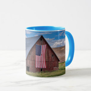 Caneca Celeiro com bandeira americana Colfax,