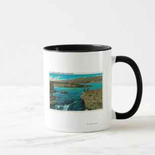 Caneca Celilo cai no Rio Columbia