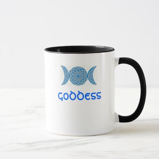 Caneca celta da deusa do nó (azul) (Direita)