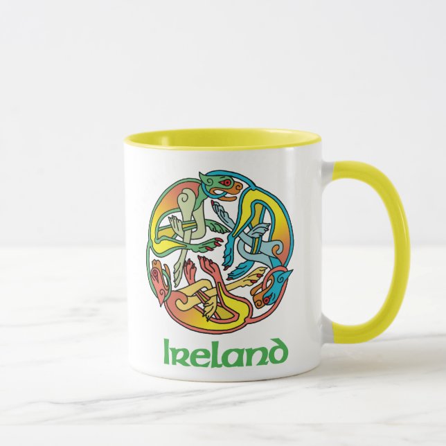 Caneca celta do design de Ireland (Direita)
