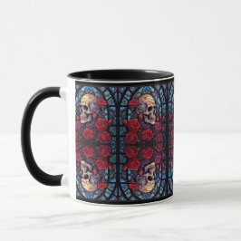 Caneca Células e Rosas Espelhados