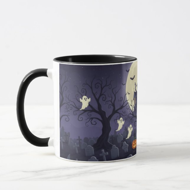 Caneca Cemitério Assombrado (Esquerda)