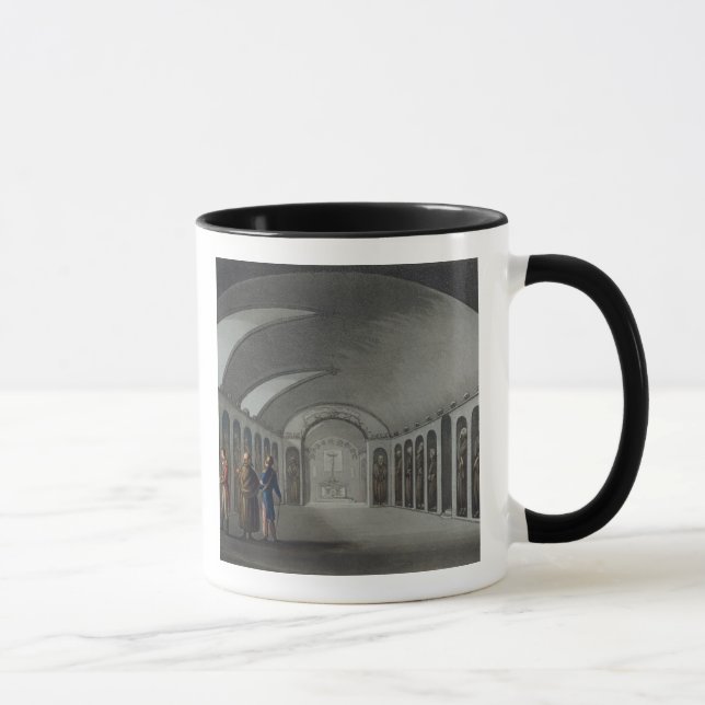 Caneca Cemitério curioso sob o monastério do Capuchin, (Direita)