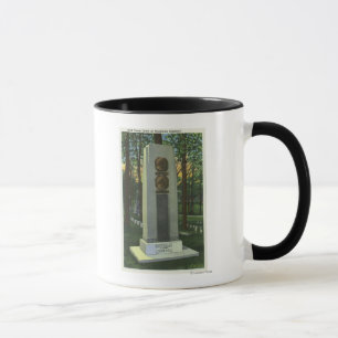 Caneca Cemitério de Woodlawn, cena da lápide de Mark