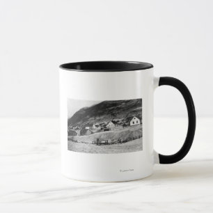 Caneca Cena adiantada do Kodiak, fotografia de Alaska