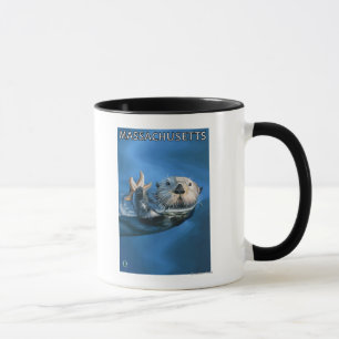 Caneca Cena da lontra de MassachusettsSea