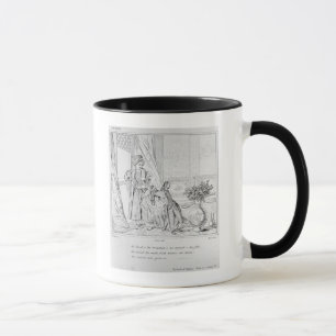 Caneca Cena da noiva de Abydos pelo senhor Byron