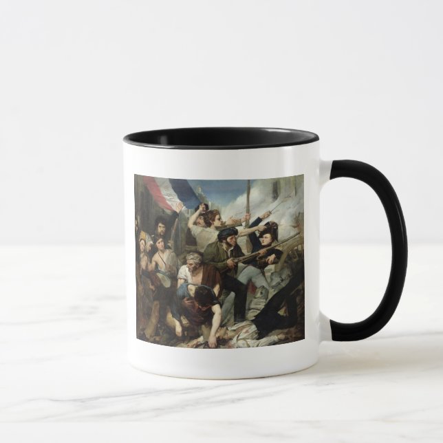 Caneca Cena da revolução 1830 (Direita)