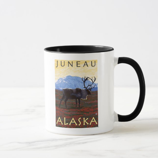 Caneca Cena das Caraíbas - Juneau, Alasca (Direita)